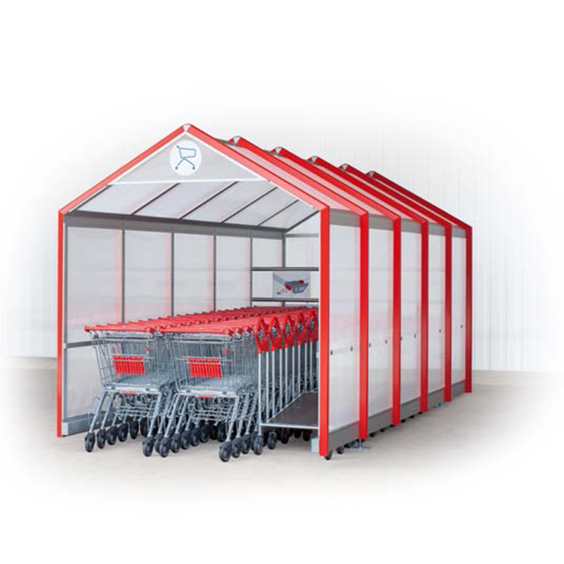 WANZL Delta 2 shopping trolley shelter