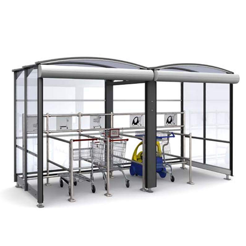 WANZL Sigma Special shopping trolley shelter