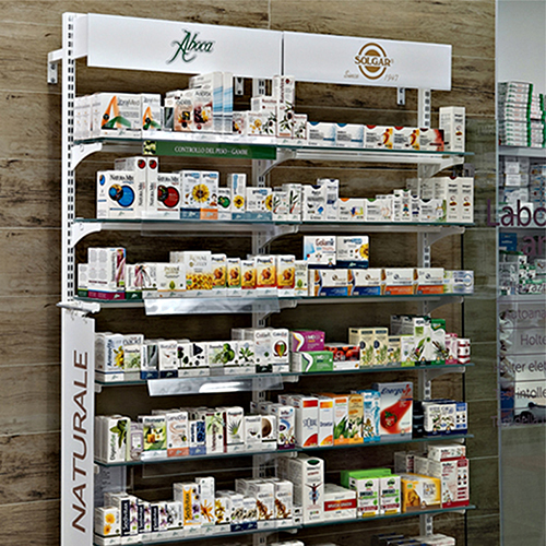 CEFLA System 3x3 shop shelving for non-food supplies